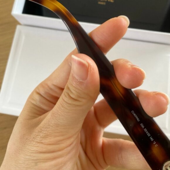 Celine Brown Triomphe 01 Oval Sunglasses - Picture 6 of 6